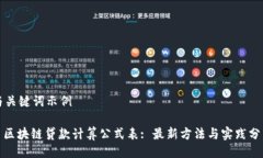 与关键词示例: 区块链贷款计算公式表: 最新方法