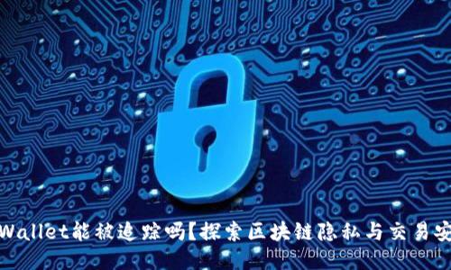 TPWallet能被追踪吗?探索区块链隐私与交易安全